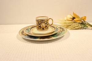 Service de table en porcelaine fine de luxe série V, cadeaux d'affaires royaux, service de table en porcelaine fine 4 pièces avec logo, service de table en céramique pour cadeau de petite amie - Product Image 6