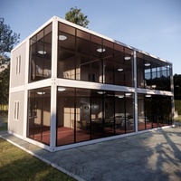 Maison préfabriquée en conteneur de 20 pieds à bas prix, maison de chantier préfabriquée, mini-maison à vendre