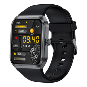 Reloj Inteligente DF LW76 con Correa de Silicona, Recordatorio de Mensajes de la Aplicación, Funciones de Fitness para Mujeres y Hombres, Compatible con Múltiples IP68 - Product Image 1