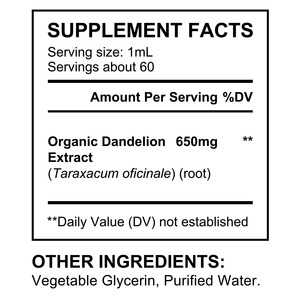 Acentiallabs Dandelion <span class=keywords><strong>Root</strong></span> <span class=keywords><strong>Liquid</strong></span> Supplement 100% Natural Orgânico Vegan Wild Dandelion <span class=keywords><strong>Root</strong></span> <span class=keywords><strong>Extract</strong></span> Drops for Liver Support - Product Image 2
