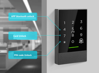 Serrure de porte biométrique sans clé avec mot de passe ttlock, 20 pièces, verrou électronique et numérique à code pin