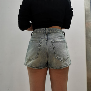 High Quality Trendy Women Denim <b>Shorts</b> Jeans Vintage Summer Casual Fashion Female <b>Short</b> Pants Streetwear Spring Summer - Product Image 4