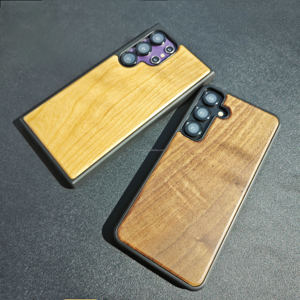 Cassa del telefono in legno di noce per <span class=keywords><strong>Samsung</strong></span> S23 Ultra Plus S25 Ultra minimalista in legno di acero per <span class=keywords><strong>Samsung</strong></span> A15 arte ispirata alla natura - Product Image 6