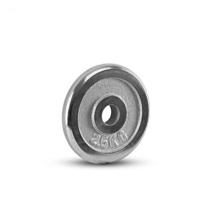 New Arrival Silver Cast Iron Barbell <b>Dumbbell</b> <b>Weight</b> Plate Fitness Gym Equipment with Free <b>Weights</b> Stainless Steel Material - Product Image 3