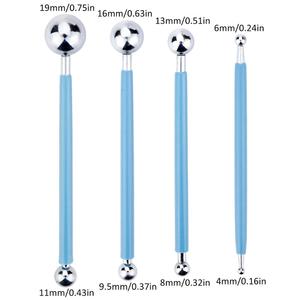 OEM 19 Cái Mandala Chấm Công Cụ Vẽ Mẫu Thiết Lập Stencil Bóng <span class=keywords><strong>Stylus</strong></span> Sơn Khay Cho Gốm Đất Sét <span class=keywords><strong>Craft</strong></span> Stamp Nail Art Công Cụ - Product Image 3