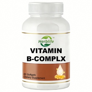 Cápsulas de Gel Suave de Vitamina B1, B6 y B12, Fabricación OEM/ODM, Suplemento Dietético para el Metabolismo Energético, Complejo de Vitamina B - Product Image 1
