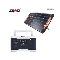 Station d'alimentation Senci 300W 600W, batterie solaire sans fil au lithium longue durée, alimentation CC 110V 220V pour le camping en plein air