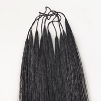 Nouvelles extensions de cheveux coréennes populaires sans pointe, cheveux vierges naturels de haute qualité, tissage à la machine