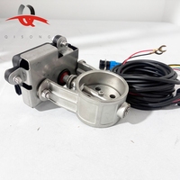 Kit de modification du son du pot d'échappement de moto de 2,5 pouces avec commande par interrupteur à bascule