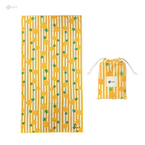 Toalla de piscina de playa ligera reciclada, toallas de playa personalizadas de microfibra de gran tamaño - Product Image 3