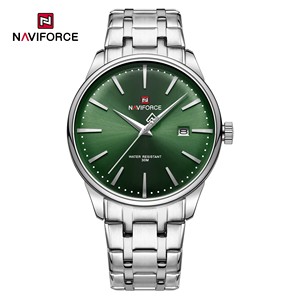 Reloj de Cuarzo para Hombre 9230 con Esfera de Agujas, Caja y Correa de Acero Inoxidable, Números Romanos, Día/ Fecha - Product Image 6