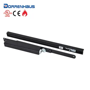 Dorrenhaus D70A CE ul được liệt kê lửa đánh giá ẩn yên tĩnh nhôm có thể điều chỉnh giấu trượt thương mại cửa gần hơn