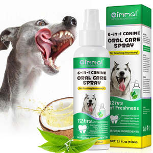 Spray de Cuidado Dental para Mascotas de Marca Privada OEM de 150 ml, Refresca el <span class=keywords><strong>Aliento</strong></span>, Elimina la Placa y el Sarro, Spray de Cuidado Bucal para <span class=keywords><strong>Perros</strong></span> - Product Image 1