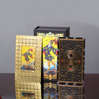 Cartes de tarot authentiques les plus vendues, jeu de table, feuille d'or, PET, imperméables, tarot de jeu