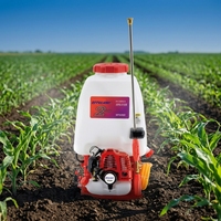 Pulvérisateur à dos ZOMAX 25L à moteur essence, carburateur flottant, option pompe en cuivre, haute capacité pour la pulvérisation agricole