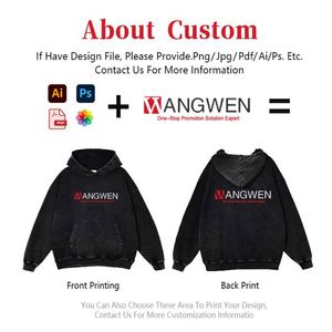 Sudaderas con Capucha de Alta Calidad, Personalizadas con su Propio Logotipo, 420 GSM, 100% Algodón, Tallas Grandes, Estilo Vintage Batik para Hombre - Product Image 2