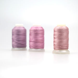 XuQian оптовая продажа 200 ярдов 100% натуральный шелковый шнур Розовые ювелирные изделия шелковый шнур для изготовления ювелирных изделий - Product Image 3