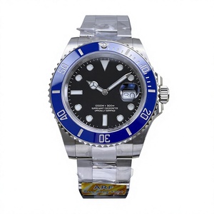 high top quality luminous watch Waterproof 41mm ARF factory 904L steel 3235 movement blue ceramic Diver watch - Product Image 1