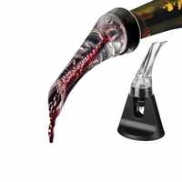 Aérateur de vin en plastique en forme de bec d'aigle, accessoires élégants pour les amateurs de vin