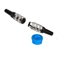 Conector de bloqueo de tornillo circular de metal compatible con Binder C091 J09 Amphenol AISG conector M16 7 8pin enchufe de montaje de metal