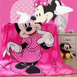 Minnie Flanela princesa cobertor capa cama sofá sono cama quatro estações disponíveis/