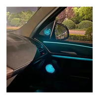 Cache-haut-parleur LED en acier inoxydable pour éclairage d'ambiance, compatible avec les garnitures de porte intérieures de voiture X3 G01/G08, accessoires intérieurs de voiture Zhejiang