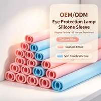Lampe de protection oculaire personnalisée en usine, manchon en silicone pour lampe de bureau, housse en silicone doux au toucher, tube en silicone pour lampe d'étude et de chevet