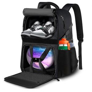 <b>Bowling</b> Ball Bag Pack Single <b>Bowling</b> Backpack with Shoe Totes Bag up to Size 16 Padded Ball Holder Bag - Product Image 1