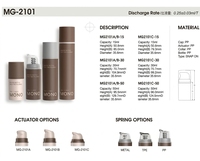 Flacons cosmétiques en plastique PP mono sans air, rechargeables, mats, 15 ml, 30 ml, 50 ml, avec pompe, pour soins de la peau, emballage vide, impression sérigraphique