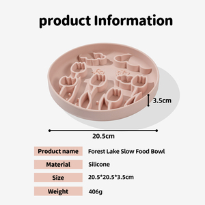 Tazón de Silicona de Grado Alimenticio para Perros, Duradero y de Calidad Premium, Tapete Interactivo para Lamer Golosinas (Diseño de Tulipán), Libre de BPA - Product Image 2