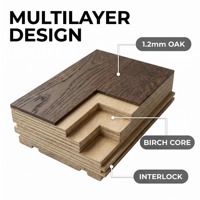 Parquet en chêne contrecollé de qualité ENF, 14 mm, avec âme multicouche en bouleau russe, grade sélectionné, motif chevrons, pour salon et parc