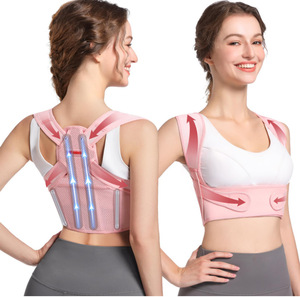 Correcteur de posture dorsal court réglable pour hommes et femmes, soutien dorsal et d'épaules - Product Image 1