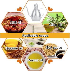 350ml Kitchen Appliance Olive and Cooking <b>Oil</b> Dispenser Ounces Stainless Steel Olive <b>Oil</b> Dispenser - Product Image 2
