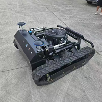 GPS Qualité exceptionnelle Intelligence artificielle Robot Tondeuses à gazon Télécommande Caoutchouc Piste Tondeuse à gazon
