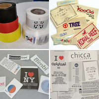 Machine d'impression flexographique pour rubans et tissus non tissés, 2, 3 ou 4 couleurs, pour rubans gros-grain, tissus en nylon, rubans en satin, taffetas et étiquettes flexo