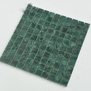 Gạch Khảm Thủy Tinh Màu Xanh Lá Ấn Độ Cho Phòng Tắm Gạch Khảm Tường Ngoài Trời - Product Image 5