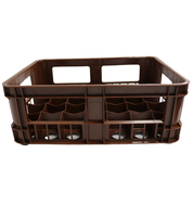 Caisse de transport et de distribution de lait empilable en plastique robuste pour 24 bouteilles JOIN