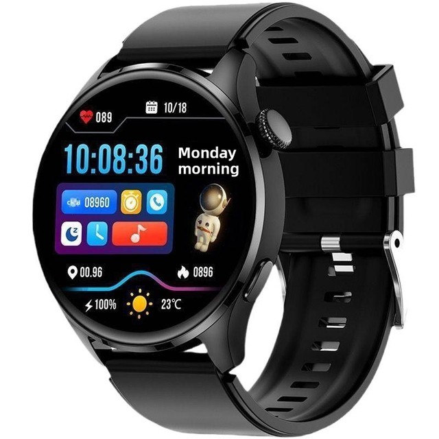 2026 Huaqiangbei Smart Watch Watch9 Silicone TFT Display 5-7 Days Battery Life Waterproof NFC for Call Voice Assistant Message