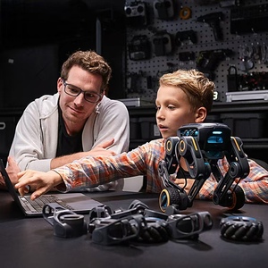Juguete Educativo <span class=keywords><strong>de</strong></span> Programación <span class=keywords><strong>de</strong></span> Robots, Aplicación Controlada por Android, CPU <span class=keywords><strong>de</strong></span> Cuatro Núcleos, 4 GB, Perro Robot DIY - Product Image 2