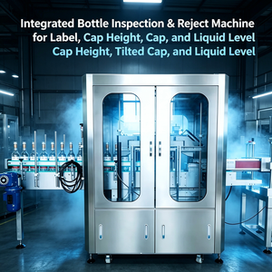 Máquina de Inspección Visual Automática para Etiquetas y Detección de Tapas/Cápsulas en Botellas de Licor - Sistema de Visión Artificial de Alta Velocidad - Product Image 3