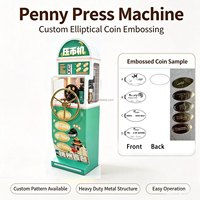 Machine de jeu d'arcade à monnayeur pour jeux d'intérieur, machine de presse de pièces souvenir DIY pour touristes