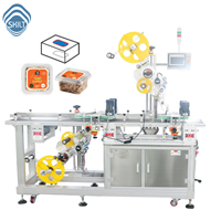 Automatische boven- en onderkant etiketteermachine voor groente- en fruitdozen, vleesbakken, verpakkingen voor verse levensmiddelen |   23 jaar OEM-fabrikant