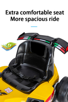 Kart électrique personnalisable pour enfants de 4 à 12 ans, pliable, télécommandé, quadricycle en plastique, intérieur/extérieur, installation gratuite, batterie incluse