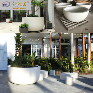 Maceta de Hormigón GRC Magic Stone, Tamaño Personalizado, Macetas de Exterior con Base - Product Image 4