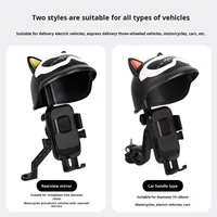 Support de téléphone portable pour vélo/moto électrique, résistant aux chocs, étanche, flexible, réglable, pour guidon, utilisation en extérieur
