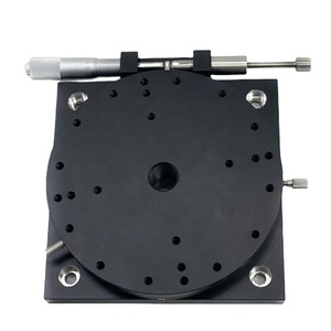 C & K JCR-120 120Mm Roterende Trap Aluminium Rotatieconcentriciteit Handmatige Rotatie Schuiftafel Voor Optische Instrumenten - Product Image 3