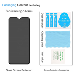 Protectores de Pantalla de Vidrio Templado Antiespía 2.5D HD al por Mayor para <span class=keywords><strong>Samsung</strong></span> Serie A, Película Protectora de Privacidad a Prueba de Explosiones - Product Image 1