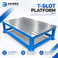 Nouvelle Station de Soudage Rigide à Plateforme à Rainures en T HT250 pour Charges Lourdes, Fabrication de Moules, Débogage, Alimentée par Batterie Meisida, Garantie 1 An