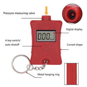 सबसे अधिक बिकने वाली चार इकाई स्विचबल (psi, बार, kpa, kpa, kpa, kg/cm²) बड़े आसान-से-पढ़ने वाले अंक ऑटो पावर-ऑफ डिजिटल टायर गेज - Product Image 5