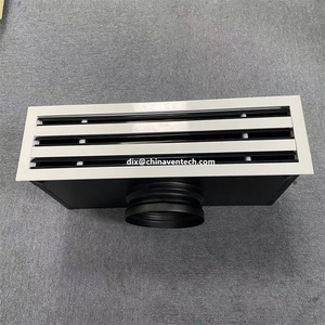 Hvac Điều Hòa Không Khí Cung Cấp Tuyến Tính Bar Grilles Tuyến Tính Khe Khuếch Tán C/W <span class=keywords><strong>Plenum</strong></span> <span class=keywords><strong>Box</strong></span> - Ventech - Product Image 1
